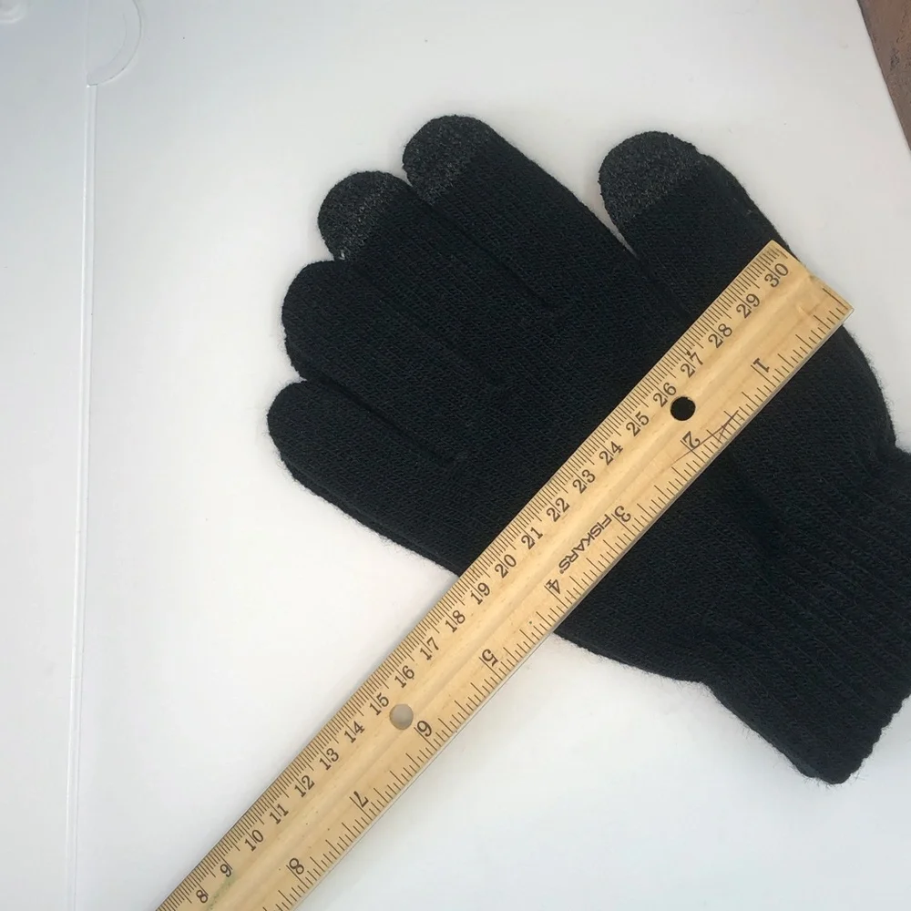 Women's Winter touchscreen Gloves Anti-skid Black Gloves